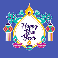 New Year Stickers 2024