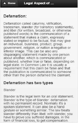 Legal Aspects of Communication Screenshot 2