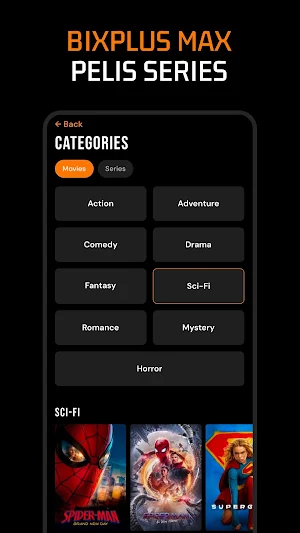 BIXPLUS MAX: +18, PELIS SERIES Screenshot 2