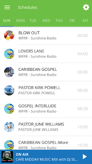 WFFR Sunshine Radio Screenshot 1