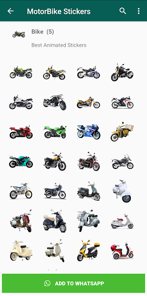 Bike Stickers for WhatsApp Screenshot 1
