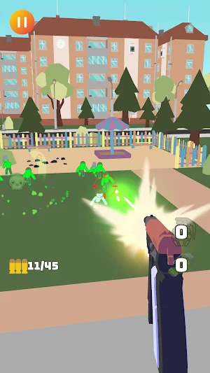 Zombie Gun 3D: City Survival Screenshot 2