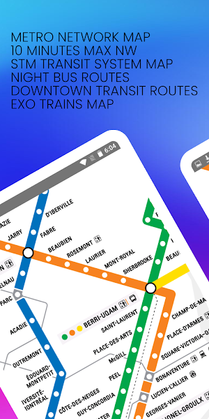 Montreal Subway Map Screenshot 1