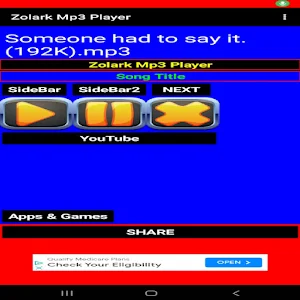 Zolark Mp3 Player Screenshot 1
