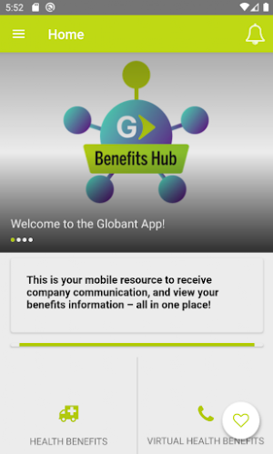 Globant Benefits Hub Screenshot 3