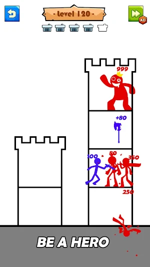 SCP Stick Hero: Backroom Wars Screenshot 0