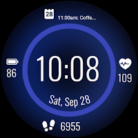LED Neon Lights Watch Face