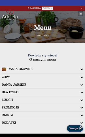Restauracja Adelcia Screenshot 2