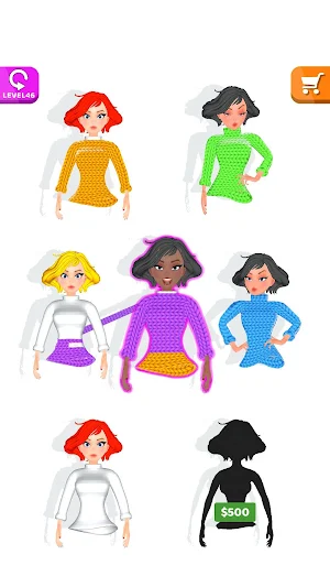 Strip Knit Sorting Puzzle Screenshot 2