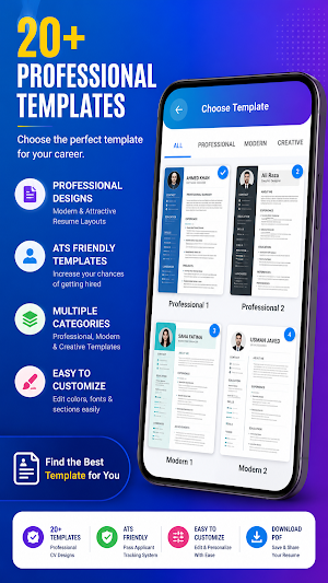 CV Maker: AI Resume Builder Screenshot 1