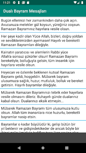 Ramazan Bayramı Mesajları Screenshot 2