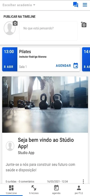 Golfinhos Fitness Screenshot 0