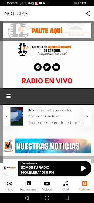 Niquelera 107.9 FM Screenshot 2