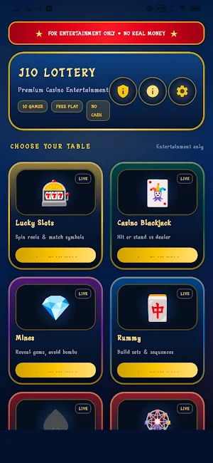 Jio Lottery Screenshot 0