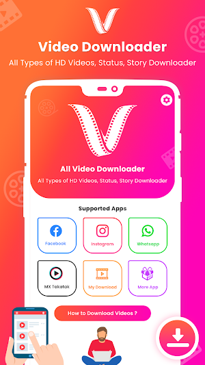 All Video Downloader - Free Video Downloader App Screenshot 0