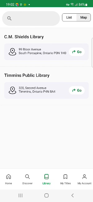 Timmins Public Library Screenshot 1