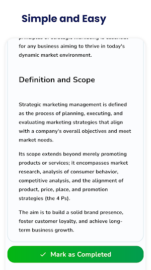 Strategic Marketing Management Screenshot 3