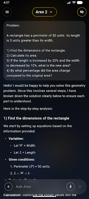 Arex AI Screenshot 2