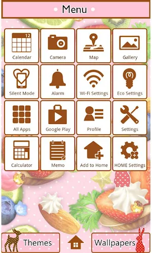 Cute Wallpaper Fruit Sundae Screenshot 2