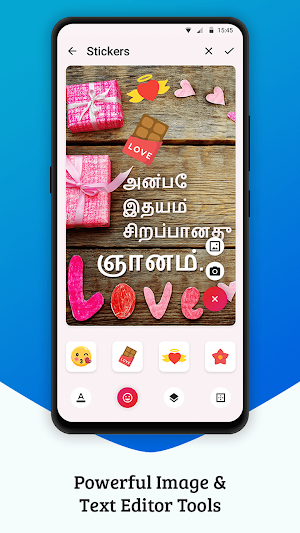 Write Tamil Text on photo Screenshot 1