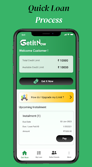 GetItNow: Instant Loan App Screenshot 2
