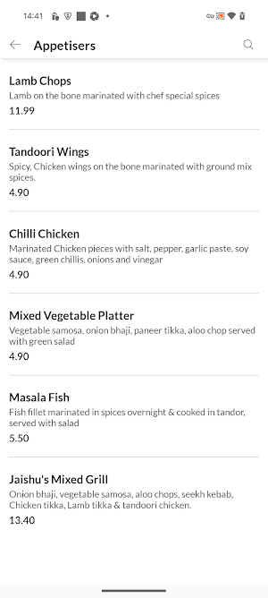 Singh's Kitchen Screenshot 2