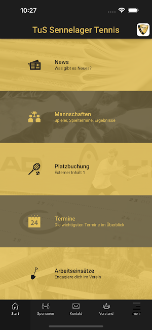 TuS Sennelager Tennis Screenshot 0
