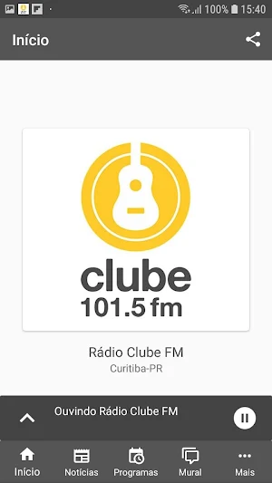 Clube FM - 101.5 Screenshot 1
