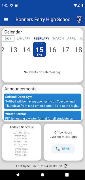 Bonners Ferry High School Screenshot 0
