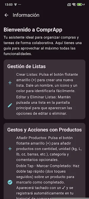 ComprApp Screenshot 3