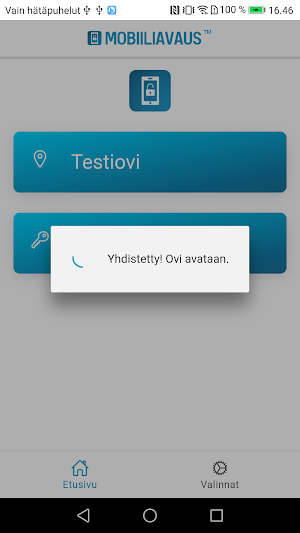Mobiiliavaus Screenshot 2