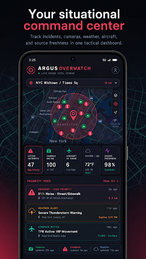 ARGUS Overwatch: Live Alerts Screenshot 3