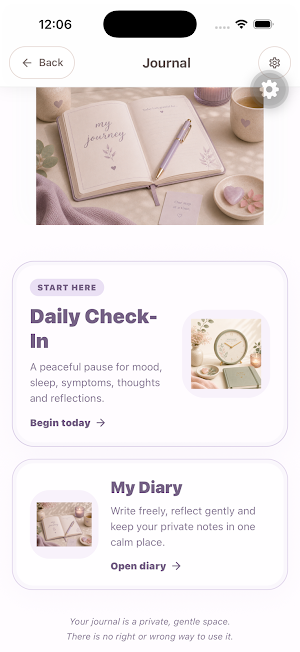 MiCA-Menopause Screenshot 3