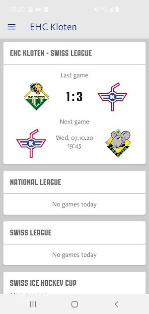 EHC Kloten Screenshot 1