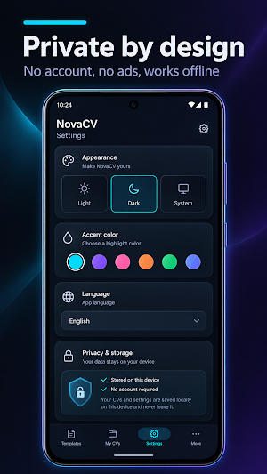 NovaCV: Resume Builder & CV Screenshot 2