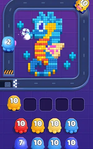 Squid Escape: Color Flow Game Screenshot 3