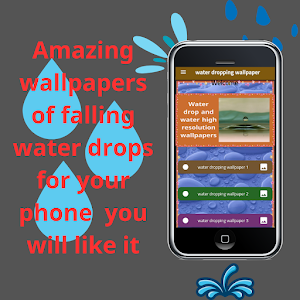 Water droppings wallpapers Screenshot 1