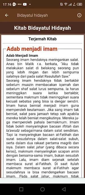 Bidayatul Hidayah & Terjemah Screenshot 2