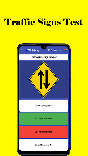 DMV permit practice test US Screenshot 0