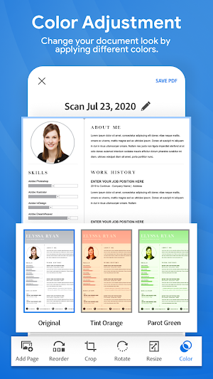 Cam Document Scanner_PDF Creator Screenshot 0