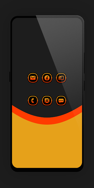 Funky Orange Icon Pack Screenshot 2
