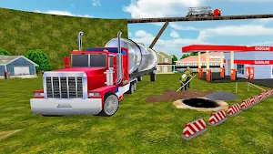 Offroad Oil Tanker Truck Game Screenshot 0