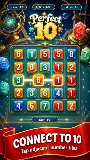 Perfect 10: Number Puzzle Screenshot 1
