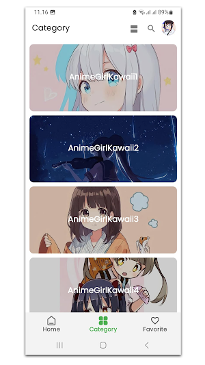Anime Girl Kawaii Wallpaper 4K Screenshot 1