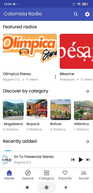Colombia Radio : Online FM Screenshot 1