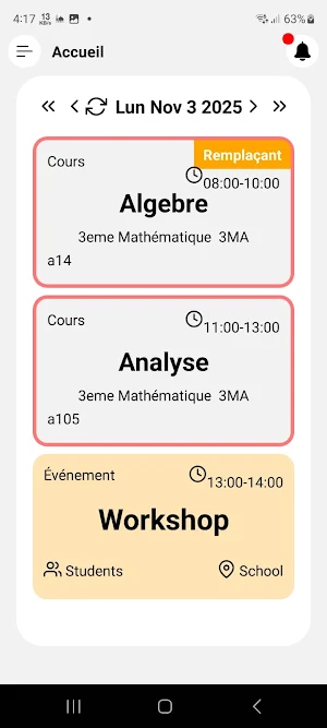 Saint Germain School Teacher Screenshot 1