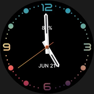 Beauty Black Pro Watch Face screenshot 5