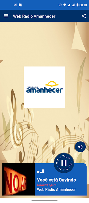 Web Rádio Amanhecer Screenshot 2