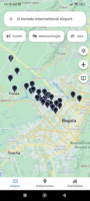 Centro Monitoreo Aeroambiental Screenshot 2