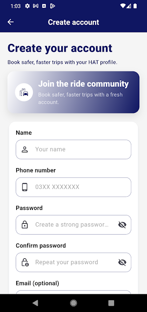 Hat Cab Screenshot 2
